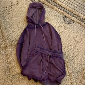 Wild Fable Sweat Shorts Sweatshirt Hoodie Set Bundle